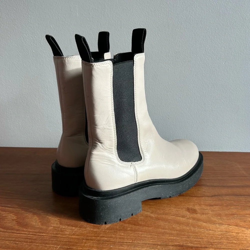 Genuine Leather H&M Premium Selection Chunky Chelsea - Picture 4 of 14